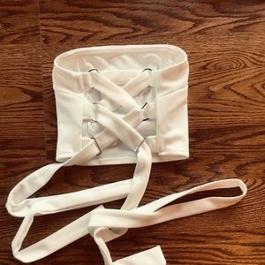 Princess Polly Tube top (lace up back)